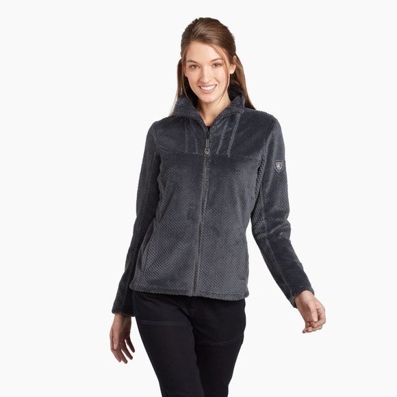 Kuhl Women’s Fleece Zip Up Jacket Size Extra Small XS Navy Blue - Picture 1 of 6